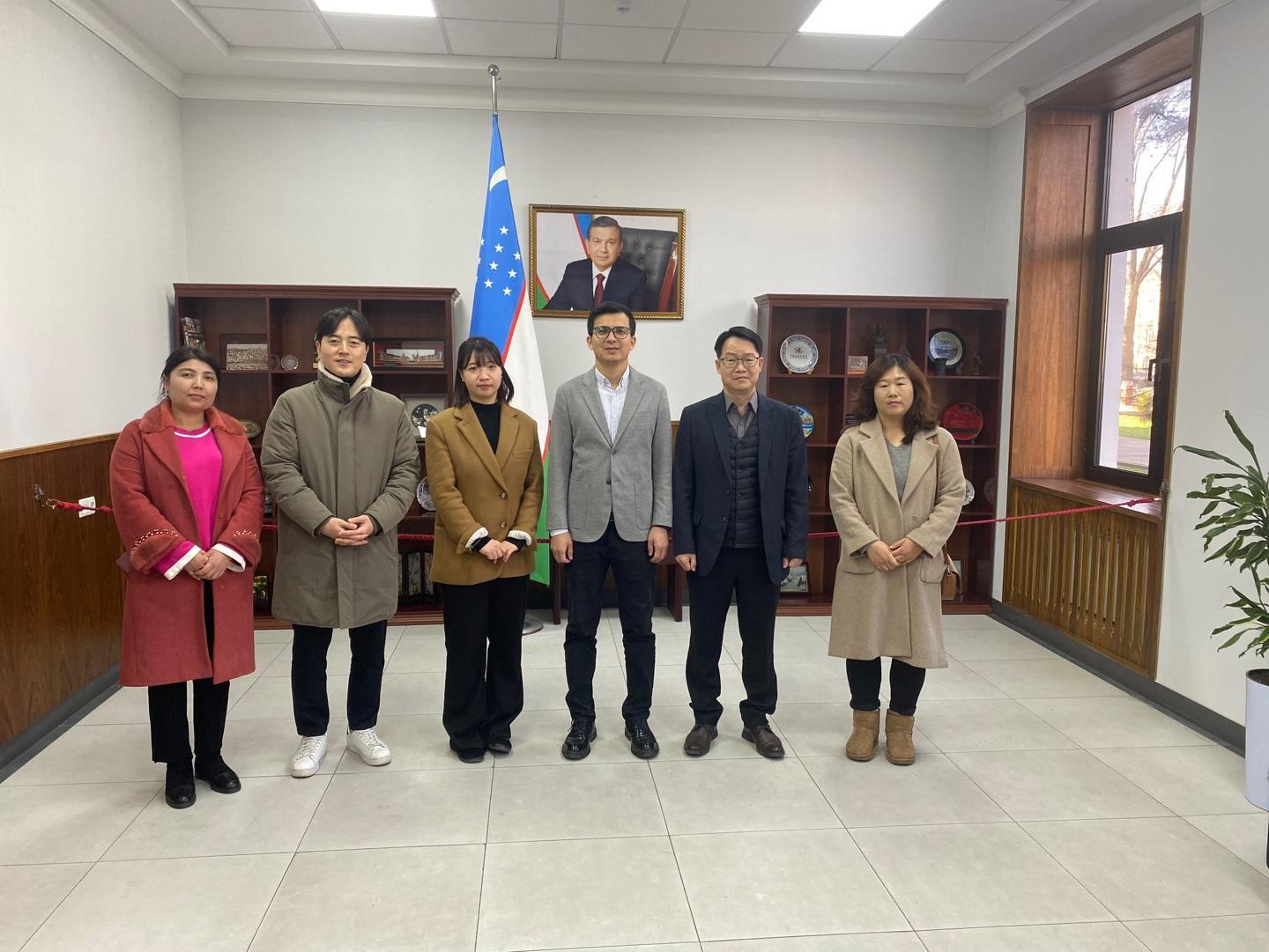 Hankyung National University, 'Tashkent University of World Economics and Diplomacy in Uzbekistan Smart Korean Classroom Construction Project' completed